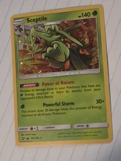 Sceptile - 10a/168 - Pokemon Sun & Moon Promo Alternate Art Rare Card LP - Image 1