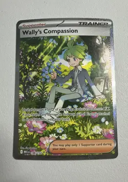 Pokemon Wally's Compassion 186/132 Me01: Mega Evolution Holo - Image 1