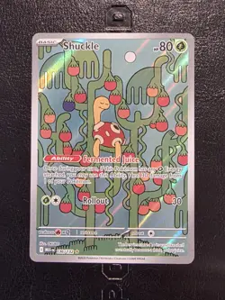 Pokemon TCG ME01: Mega Evolution Shuckle 136/132 Illustration Rare IR NM - Image 1