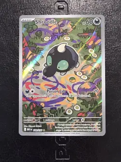 Pokemon TCG Shroodle Illustration Rare IR ME01: Mega Evolution 149/132 NM - Image 1