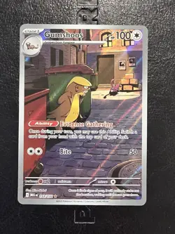 Pokemon TCG Gumshoos 153/132 Illustration Rare IR ME01: Mega Evolution NM - Image 1