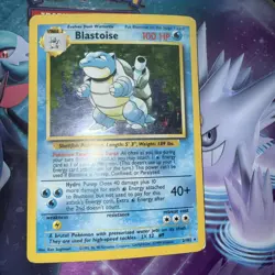 Blastoise 2/102 Holo Rare Base Set Pokemon Card Pokemon TCG Played - Image 1