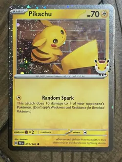 Pikachu (Pokemon Day 2026) 051/162 30th Anniversary Cosmos Holo - Image 1