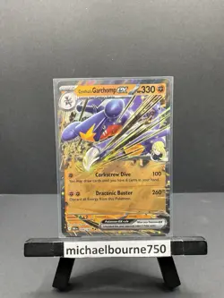 Cynthia’s Garchomp ex Destined Rivals DRI 104/182 Double Rare Pokemon TCG NM - Image 1