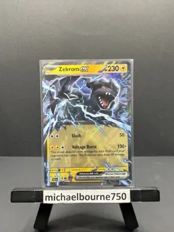 Zekrom EX 034/086 SV: Black Bolt Double Rare Pokemon TCG 2025 NM - Image 1