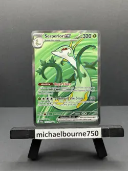 Pokemon TCG Black Bolt #156/086 Serperior ex Full Art Ultra Rare Holo English - Image 1
