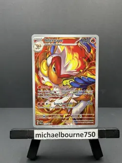 Infernape 173/167 Illustration Rare Twilight Masquerade Pokemon NM - Image 1
