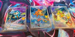 Pokemon First Partner Illustration Collection Series 1 Gen 4 Sinnoh Starters - Image 2