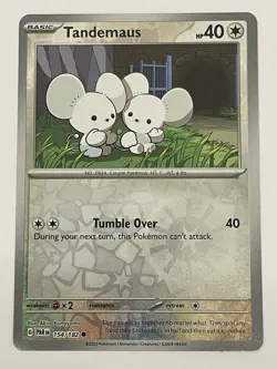 Tandemaus 154/182 Reverse Holo | Paradox Rift | Pokemon TCG Card - Image 1