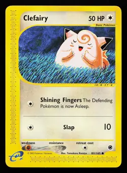 Clefairy 101/165 Common Expedition Pokemon Card - Image 1