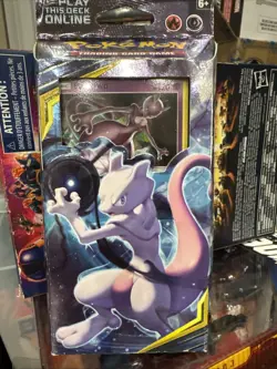 Pokemon TCG: Sun and Moon Team Up Mewtwo Theme Deck Hanger Box Sealed - Image 1