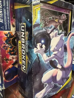 Pokemon TCG: Sun and Moon Team Up Mewtwo Theme Deck Hanger Box Sealed - Image 2