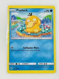 Pokemon TCG SM Base Set Psyduck Card 28/149 Common - Image 1