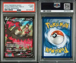 Galarian Moltres V TG20 PSA 9 Trainer Gallery Astral Radiance Pokemon TCG - Mint - Image 3
