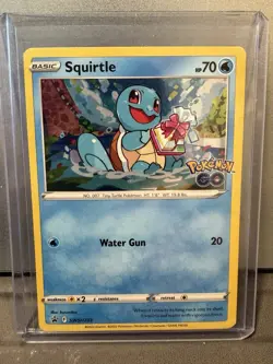 Squirtle SWSH233 Pokemon GO Sword & Shield Promo Holo - Image 1