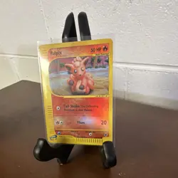 Pokemon Vulpix 136/165 Expedition Base Set Reverse Holo Common 50 HP Basic 2002 - Image 2