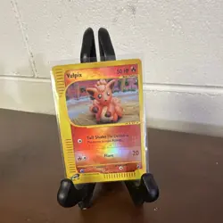 Pokemon Vulpix 136/165 Expedition Base Set Reverse Holo Common 50 HP Basic 2002 - Image 3