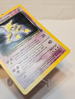 Dark Alakazam 1/82 Holo Rare Unlimited Team Rocket Pokemon 1404 - Image 5