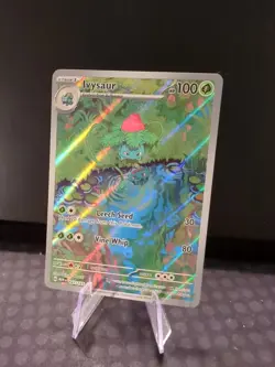 Pokemon Ivysaur Illustration Rare Scarlet & Violet 151 167 - Image 1