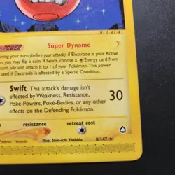 2003 Electrode 8/147 - Aquapolis Non-Holo Regular Rare - Pokemon TCG - LP - Image 3