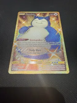 snorlax gold secret rare 224/198 mint pokemon tcg chilling reign - Image 2