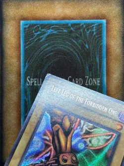 Yugioh Left Leg Of The Forbidden One UBP1-EN002 Secret Rare LP - Image 2