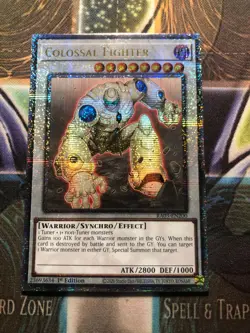 * COLOSSAL FIGHTER * 1ST EDITION QUARTER CENTURY SECRET RARE RA03-EN200 YUGIOH! - Image 1