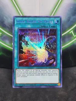 Yugioh Dark Ruler No More TN19-EN014 Prismatic Secret Rare 1st Edition NM - Image 1