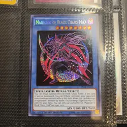 TN19-EN002 Magician of Black Chaos MAX | Lim Ed | YuGiOh Prismatic Secret Rare - Image 1