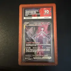 Team Rockets Mewtwo EX 231/182 Sir Destined Rivals Ace 10 Gem Mint Pokemon - Image 1