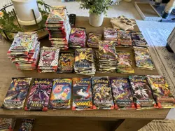 Lot of 125 OPENED Pokemon Booster Packs - Opened Cleanly - Great 4 Display READ - Image 1