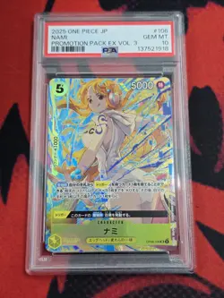 PSA10 ONE PIECE TCG JPN NAMI OP08-106 SR PROMOTION PACK EX VOL. 3 - Image 1