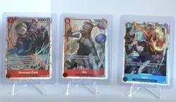 Bandai One Piece SR Foil Roronoa Zoro Gin Sabo EB04-007 OP15-007 OP15-046 - Image 1