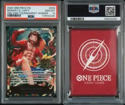 One Piece ST13-003 Luffy 2nd Anniversary Tournament Winner Promo PSA 10 - Image 3
