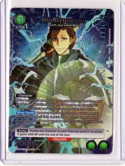 Min Byung-gu 061 Uncommon Alt Art UE17BT Union Arena Solo Leveling TCG - Image 1