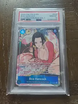 2025 One Piece EN Boa Hancock Illustration Box Vol 1 PSA 10 - Image 1