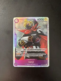 Bandai One Piece CCG Sanji Foil Blocker Character OP07-064 6000 Power - Image 1
