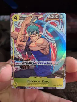 Bandai Roronoa Zoro OP15-113 Alternate Art Foil One Piece - Image 3