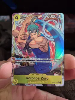 Bandai Roronoa Zoro OP15-113 Alternate Art Foil One Piece - Image 4