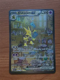Alakazam ex 201/165 Sv: Scarlet & Violet 151 Holo Pokemon NM Near Mint - Image 1