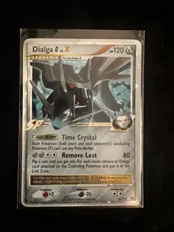 Pokemon TCG Dialga G LV.X Ultra Rare Holo Card 122/127 Platinum - Image 1