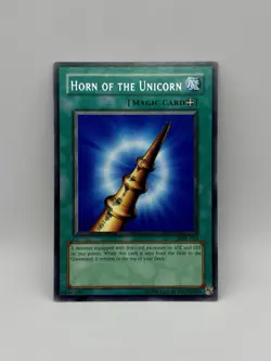 Yu-Gi-Oh Card - MRL-054 - HORN OF THE UNICORN (rare) - NM - Image 1