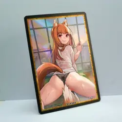 HOLO Waifu Anime Card LIMITED 1/1 Custom TCG Holo Goddess Story ACG T14586 - Image 2