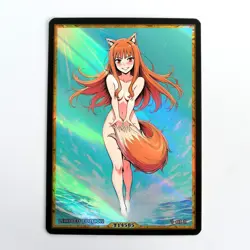 HOLO Waifu Anime Card LIMITED 1/1 Custom TCG Holo Goddess Story ACG T14585 - Image 1