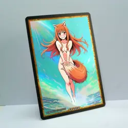 HOLO Waifu Anime Card LIMITED 1/1 Custom TCG Holo Goddess Story ACG T14585 - Image 2