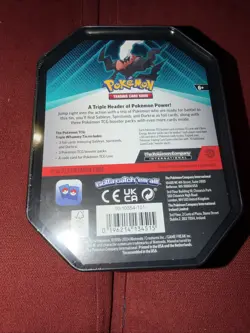 Darkrai 2024 Pokemon TCG Tin Brand New Sealed w/ 3 foil cards, 3 booster packs - Image 5
