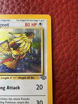 Pidgeot 8/64 Holo Jungle Set WOTC 1999 Pokemon Card LP Vintage Rare - Image 4