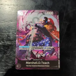 Marshall.D.Teach P-100 Event Pack Vol.8 One Piece Card Game English Promotion NM - Image 1