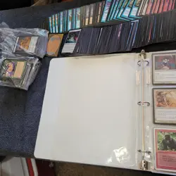 7 Pages of Pre-Modern Cards Collection in Binder. And 1,000+ Random Magic Cards - Image 3