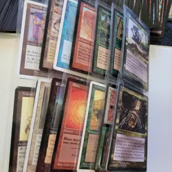 7 Pages of Pre-Modern Cards Collection in Binder. And 1,000+ Random Magic Cards - Image 4